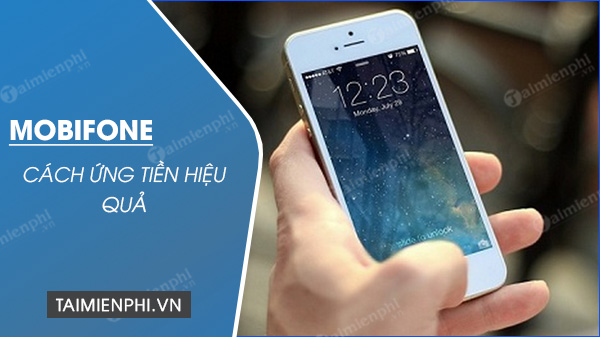 Cách ứng tiền Mobi, ứng tiền sim mobifone từ 3k, 10k, 20k đến 50k