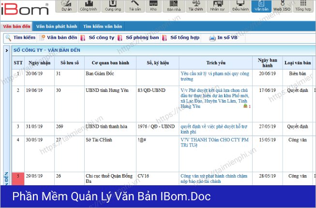 phan mem quan ly van ban 5