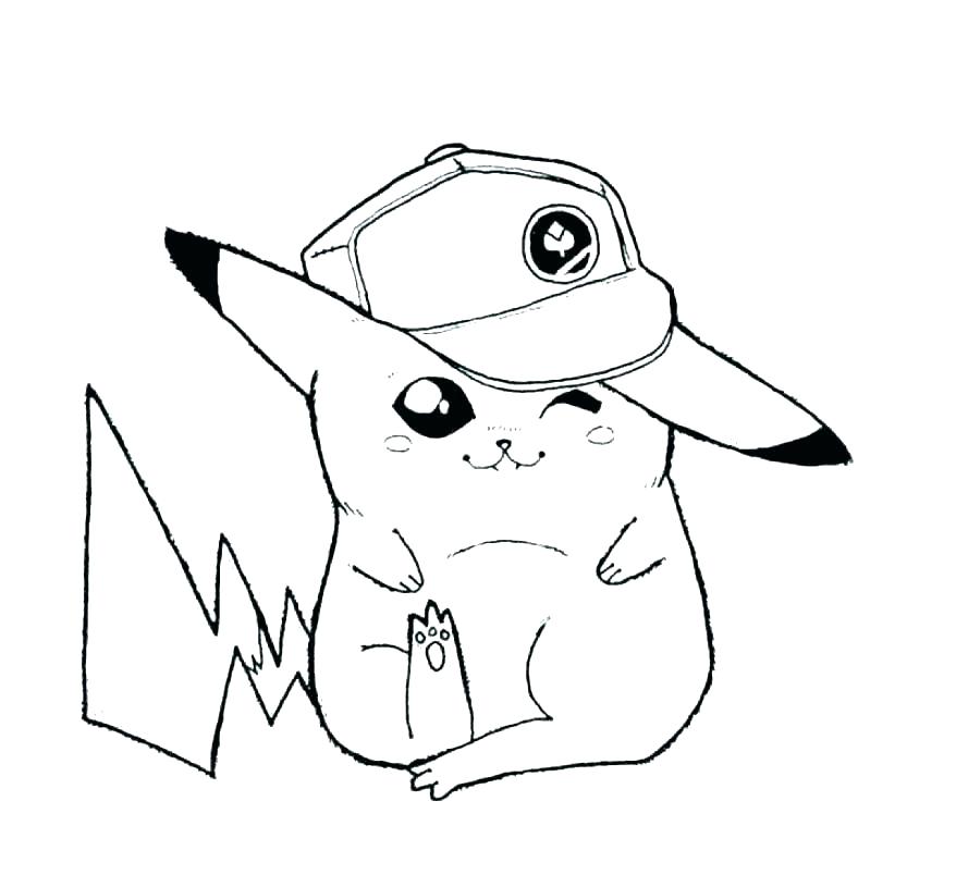 Vẽ Pokemon cho bé tập tô màu