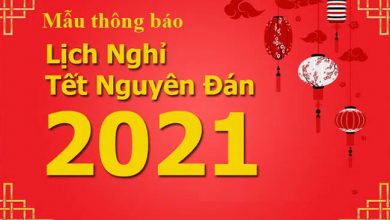 Mau thong bao nghi Tet 2023 cua co quan doanh