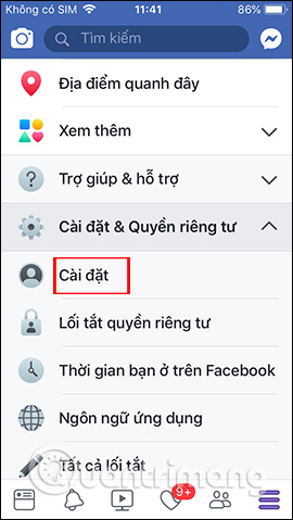 Cách đăng xuất Messenger trên điện thoại, máy tính