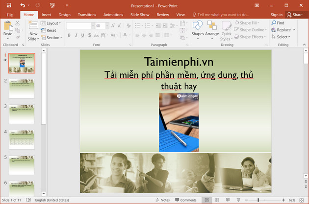 cach cat anh trong powerpoint 6