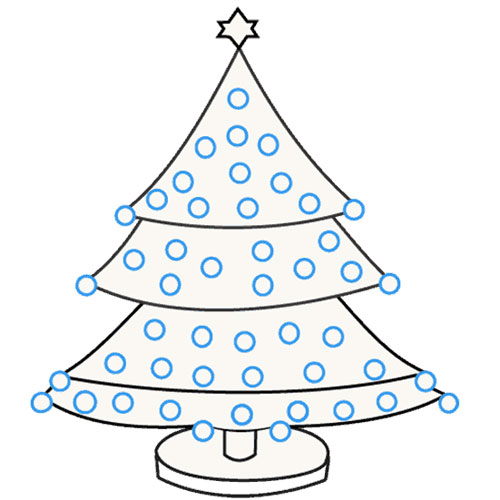 18 cách vẽ cây thông Noel đơn giản nhất dành cho các bé