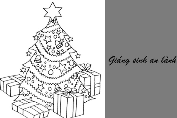 Cách vẽ cây thông Noel, tô màu hình cây thông Noel đơn giản, đẹp mừng lễ Giáng  Sinh - Trường ﻿Trung Cấp Nghề Thương Mại Du Lịch Thanh Hoá