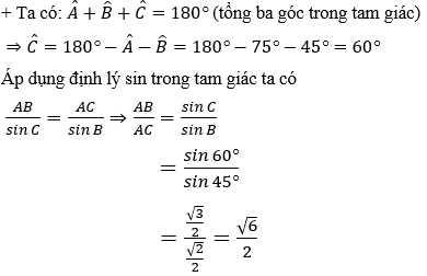 Cách giải bài tập về Định lí Sin trong tam giác cực hay, chi tiết - Toán lớp 10