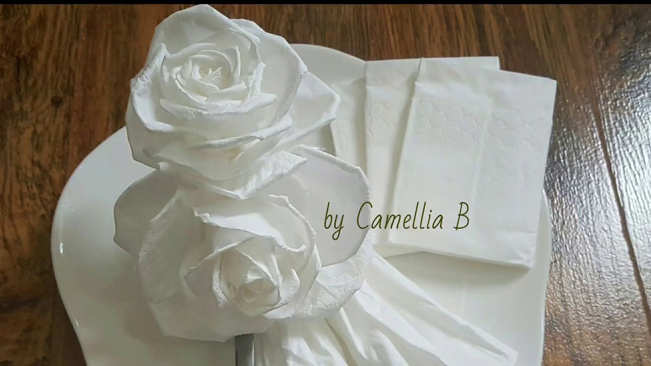 7 cách làm hoa hồng bằng giấy ăn siêu xinh cho bàn tiệc của mẹ đơn giản dễ làm