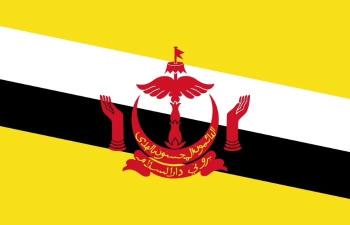 cờ của Brunei