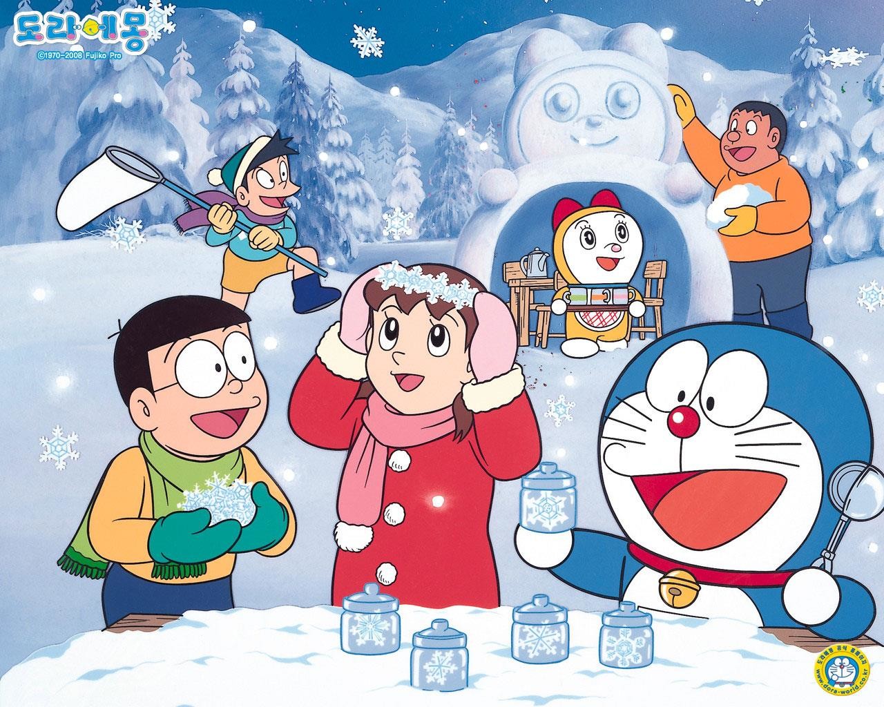 Hình nền Doraemon 3D