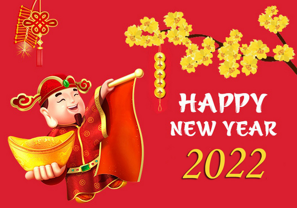 Hình nền chúc mừng năm mới 2022