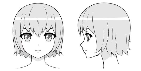 Cách vẽ tóc Anime nữ đơn giản tóc tết cực xinh