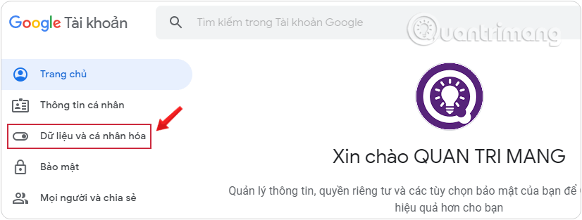 xoa tai khoan google 2