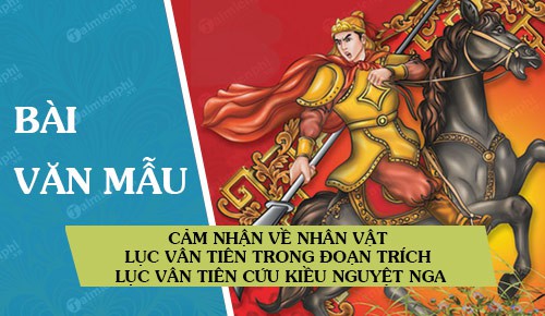 cam nhan ve nhan vat luc van tien trong doan trich luc van tien cuu kieu nguyet nga