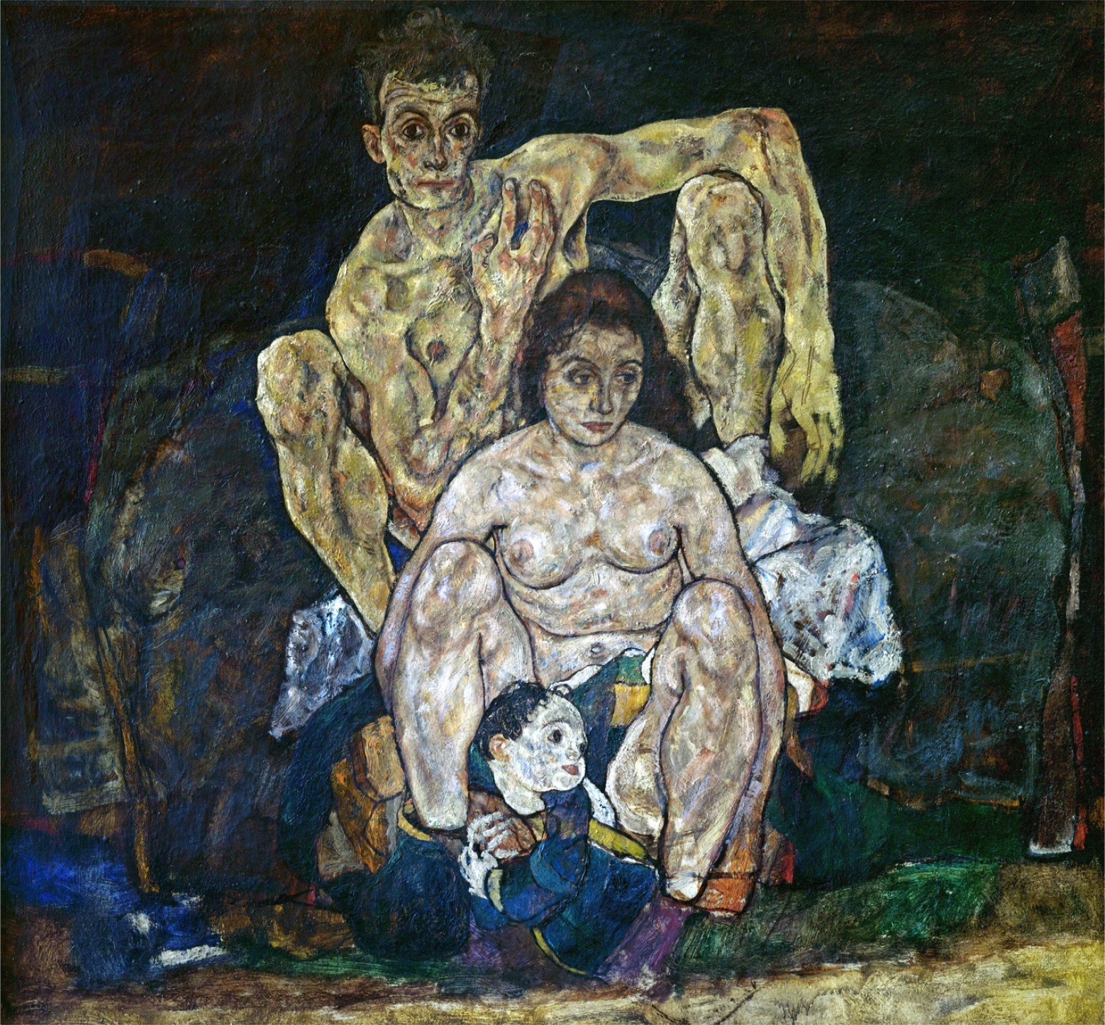 Ảnh gia đình đẹp-Gia đình Egon Schiele-Die