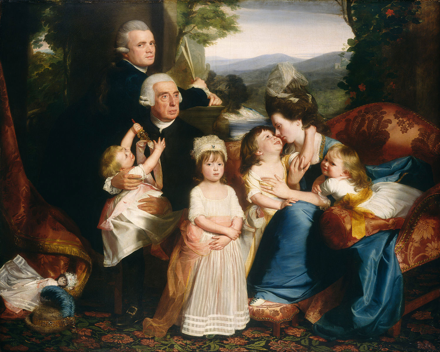 Bức tranh gia đình đẹp-Gia đình của Copley
