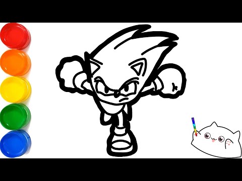 Tranh tô màu Sonic