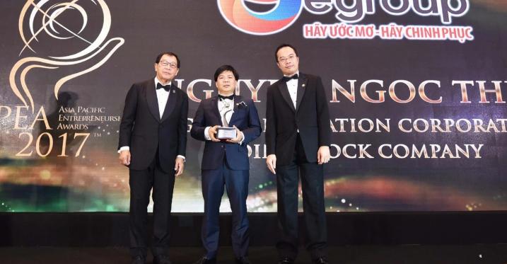 Shark Thủy nhận giải thưởng người kinh doanh Châu Á