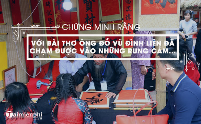 chung minh nhan dinh ve bai tho ong do