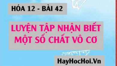 Bai tap luyen tap Nhan biet mot so hop chat 390x220 1