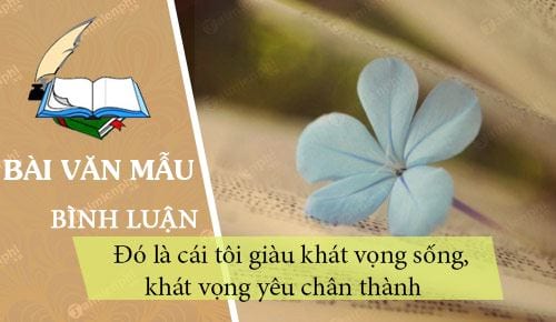 tu cam nhan ve cai toi trong bai tho song cua xuan quynh hay binh luan ve y kien do la cai toi giau khat vong song khat vong yeu chan thanh