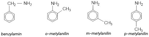 công thức cấu tạo của amin có vòng benzen