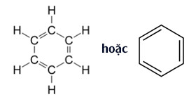 công thức cấu tạo của benzen c6h6