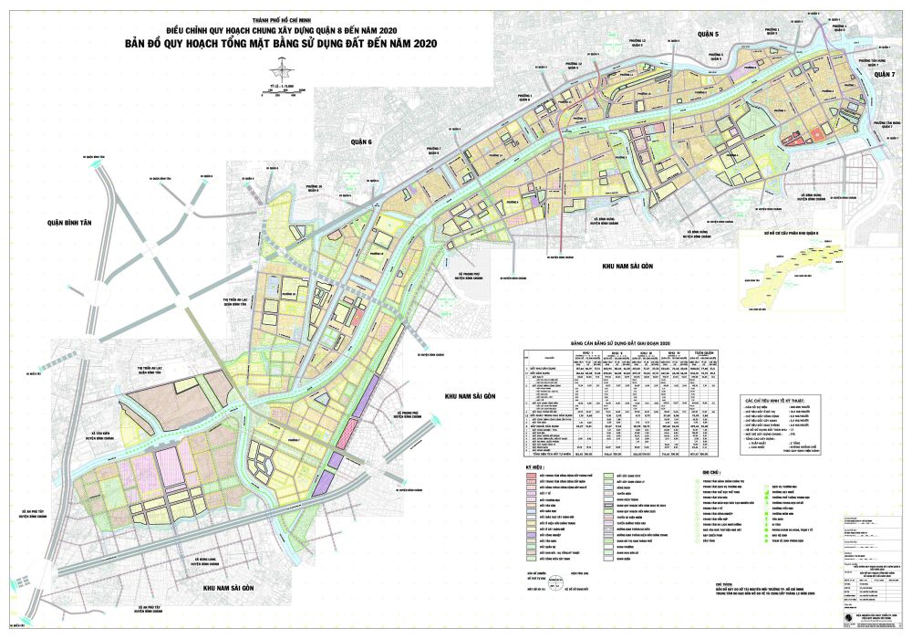 Bản đồ quy hoạch Quận 8