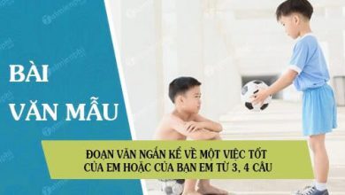 Doan van ngan ke ve mot viec tot cua em 390x220 1