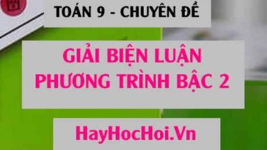 Giai va bien luan phuong trinh bac 2 theo tham 390x220 1