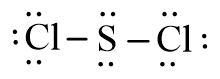 Viết công thức Lewis của các phân tử CS2, SCl2 và CCl4 (ảnh 1)