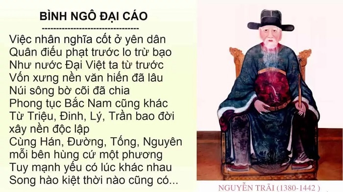 Phân tích đoạn 1 bài thơ Bình Ngô đại cáo của Nguyễn Trãi