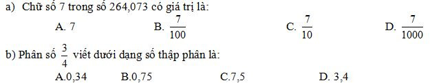 Đề thi học kì 2 môn Toán Tiếng việt lớp 5