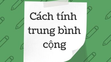 cach tinh trung binh cong