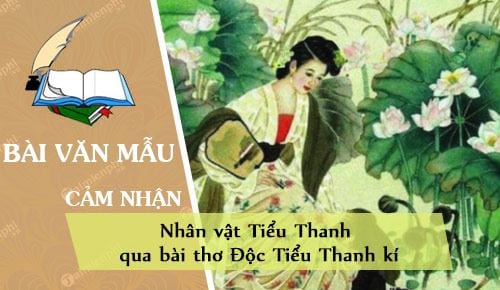 cam nghi ve nhan vat tieu thanh qua bai tho doc tieu thanh ki