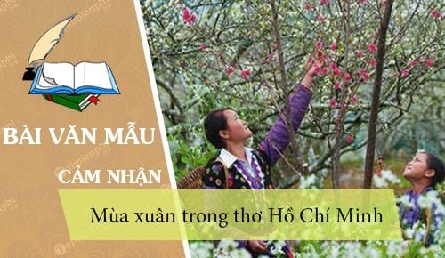 cam nhan ve mua xuan trong tho ho chi minh