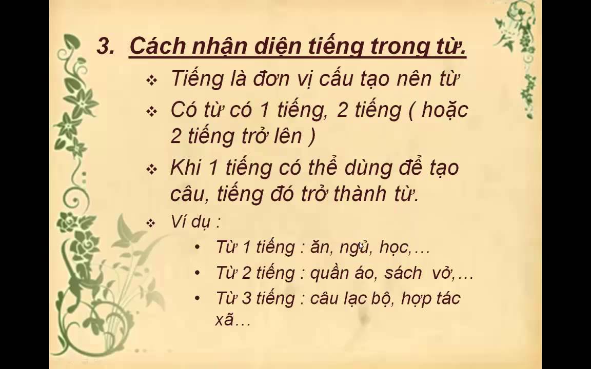 Từ và cấu tạo của từ