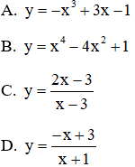 Đề thi Học kì 1 Toán lớp 12 có đáp án (Đề 1)