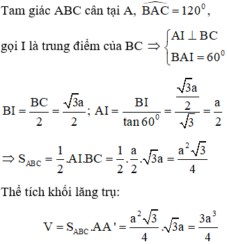 Đề thi Học kì 1 Toán lớp 12 có đáp án (Đề 3)