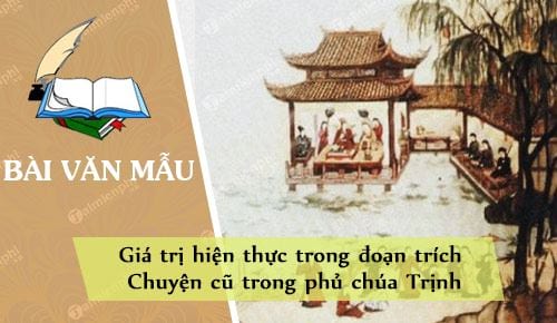 gia tri hien thuc trong doan trich chuyen cu trong phu chua trinh