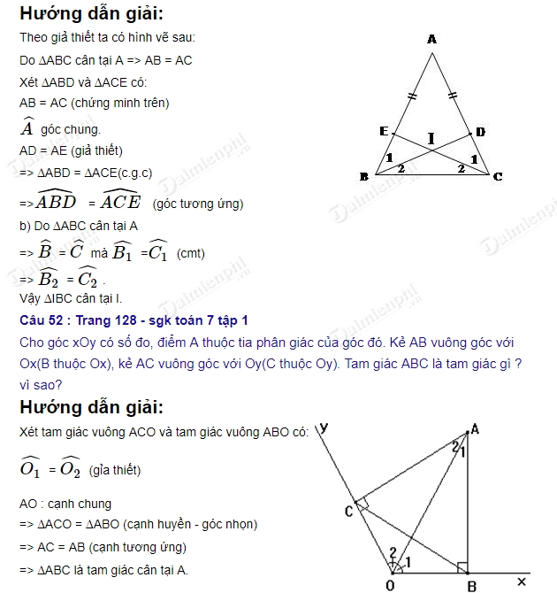 giai toan lop 7 tam giac can 5