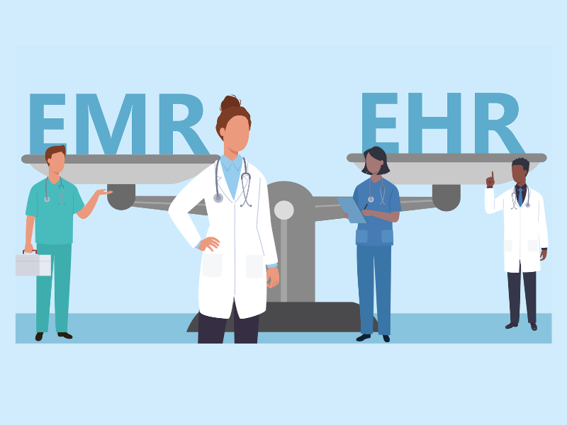 Sự khác biệt giữa EMR và EHR là gì?