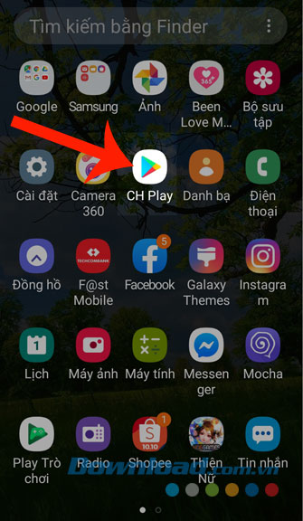 Mở CH Play