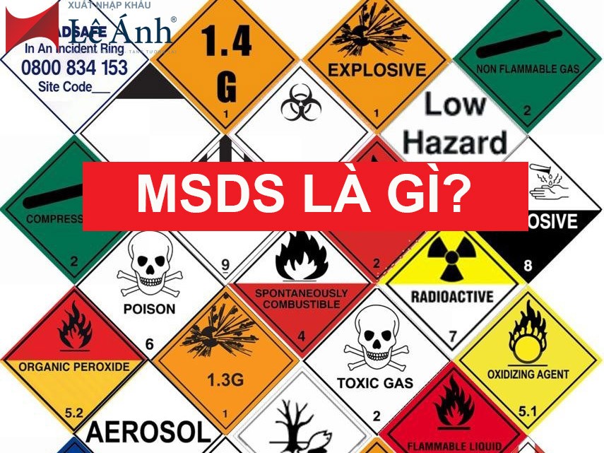 Bảng chỉ dẫn an toàn hóa chất MSDS