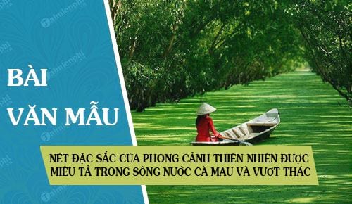 net dac sac cua phong canh thien nhien duoc mieu ta trong song nuoc ca mau va vuot thac