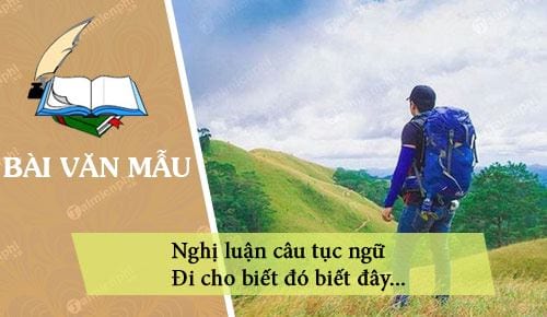 nghi luan cau tuc ngu di cho biet do biet day