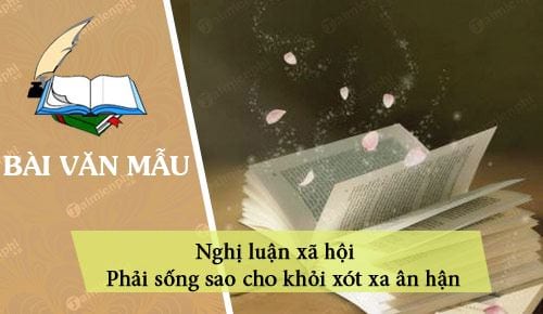 nghi luan xa hoi phai song sao cho khoi xot xa an han