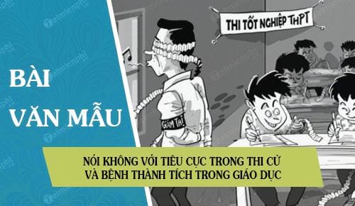 noi khong voi tieu cuc trong thi cu va benh thanh tich trong giao duc