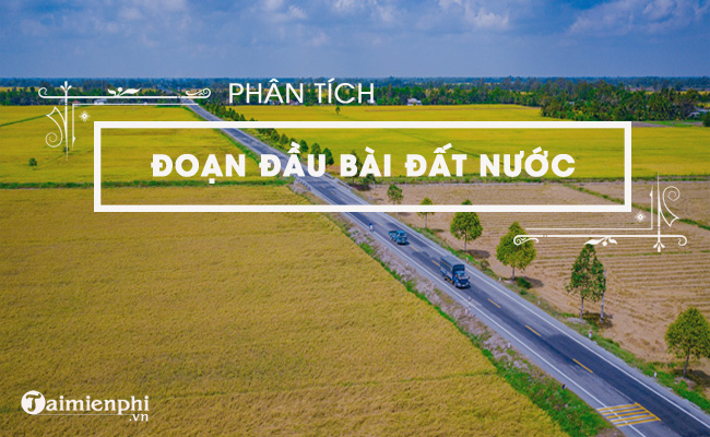 phan tich doan dau bai dat nuoc