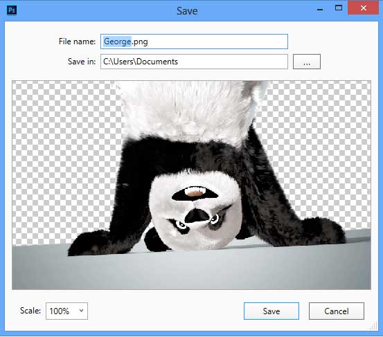 Cửa sổ plugin TinyPNG Photoshop trên Win