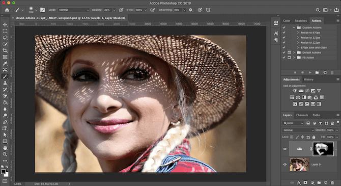 Bức ảnh sau khi đã qua chỉnh sửa trên Adobe Photoshop