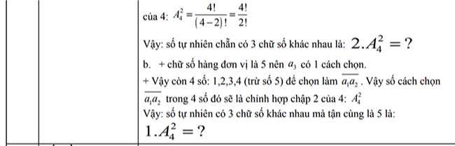 Sắp xếp các số 1